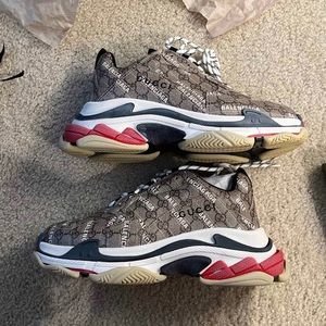 Gucci x Balenciaga Triple S Brown